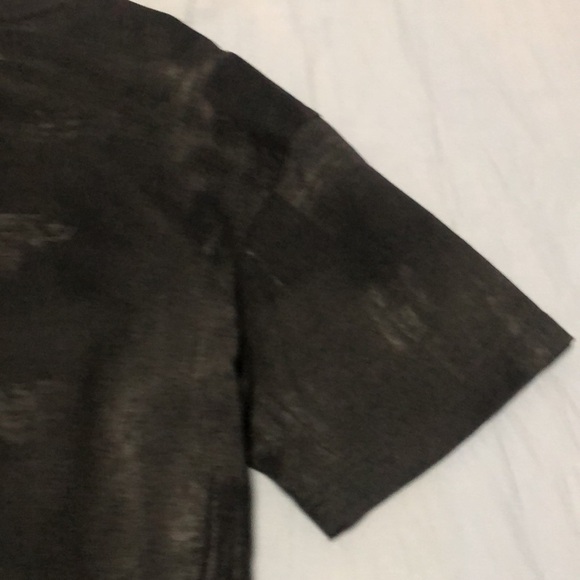 Men's black loose T-shirt - Picture 2 of 6